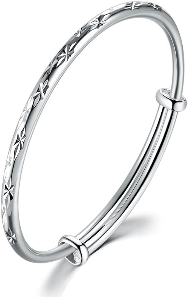 silver bangles for women