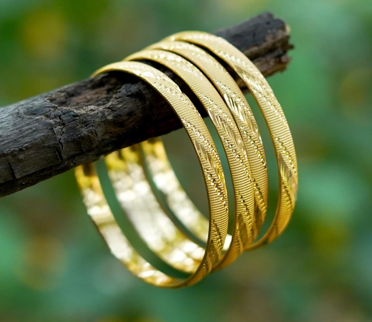 gold plated bangles