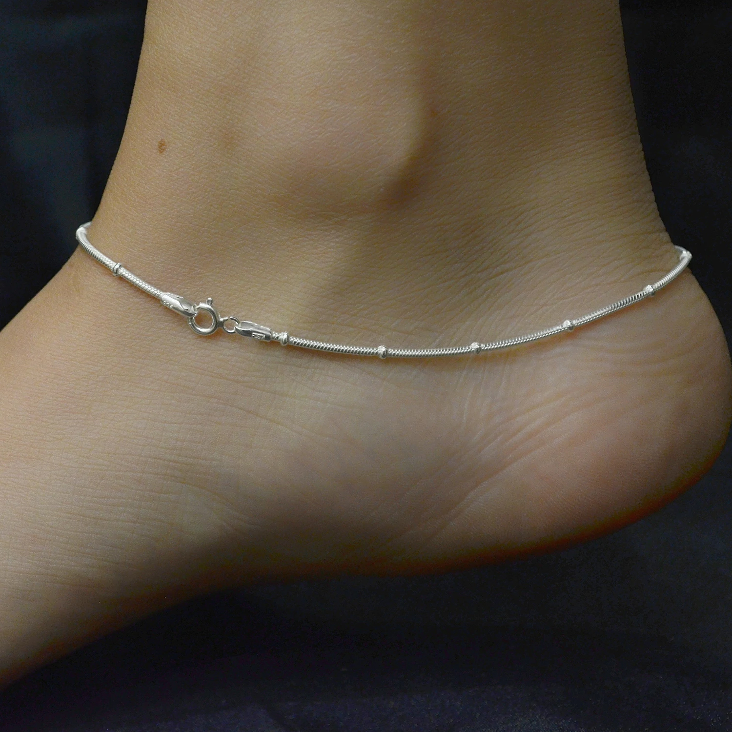 Silver Anklets for Women