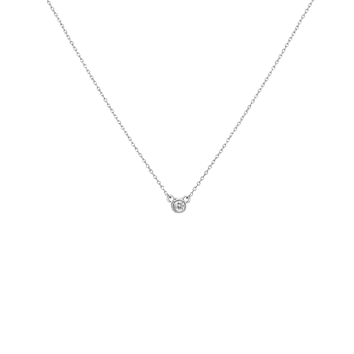 white gold diamond necklace