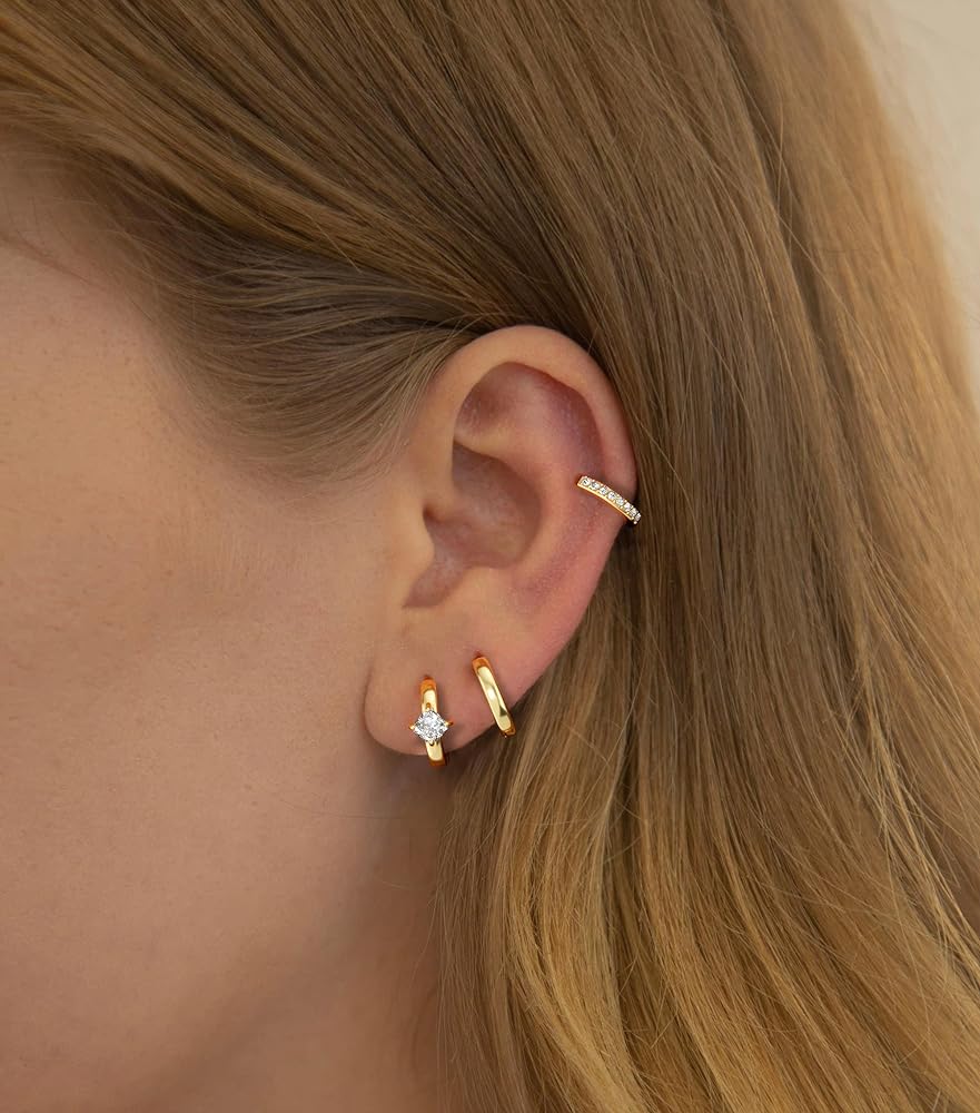 small gold earrings