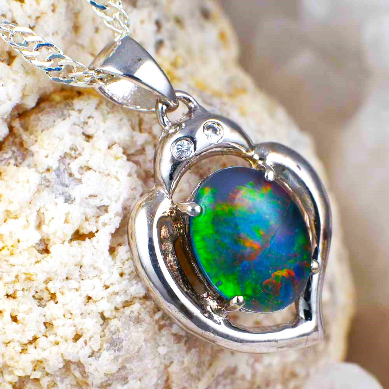 opal pendants