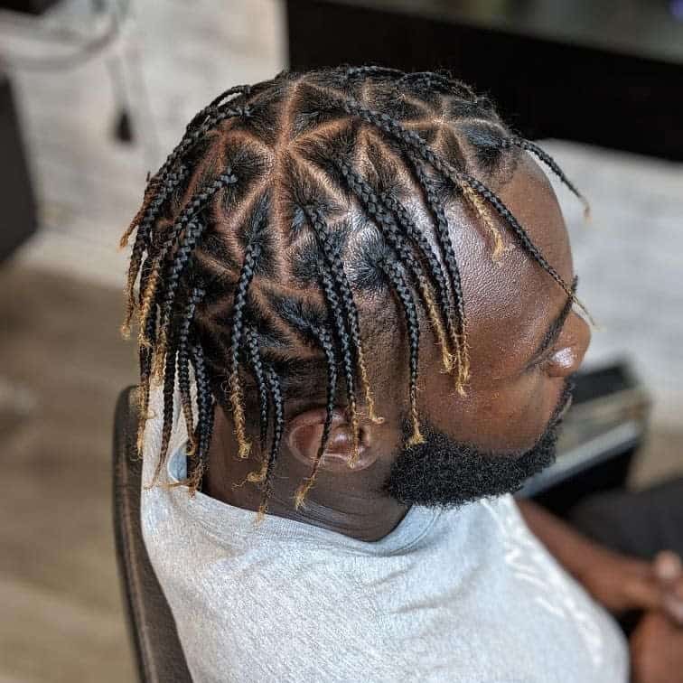 box braids with beads men