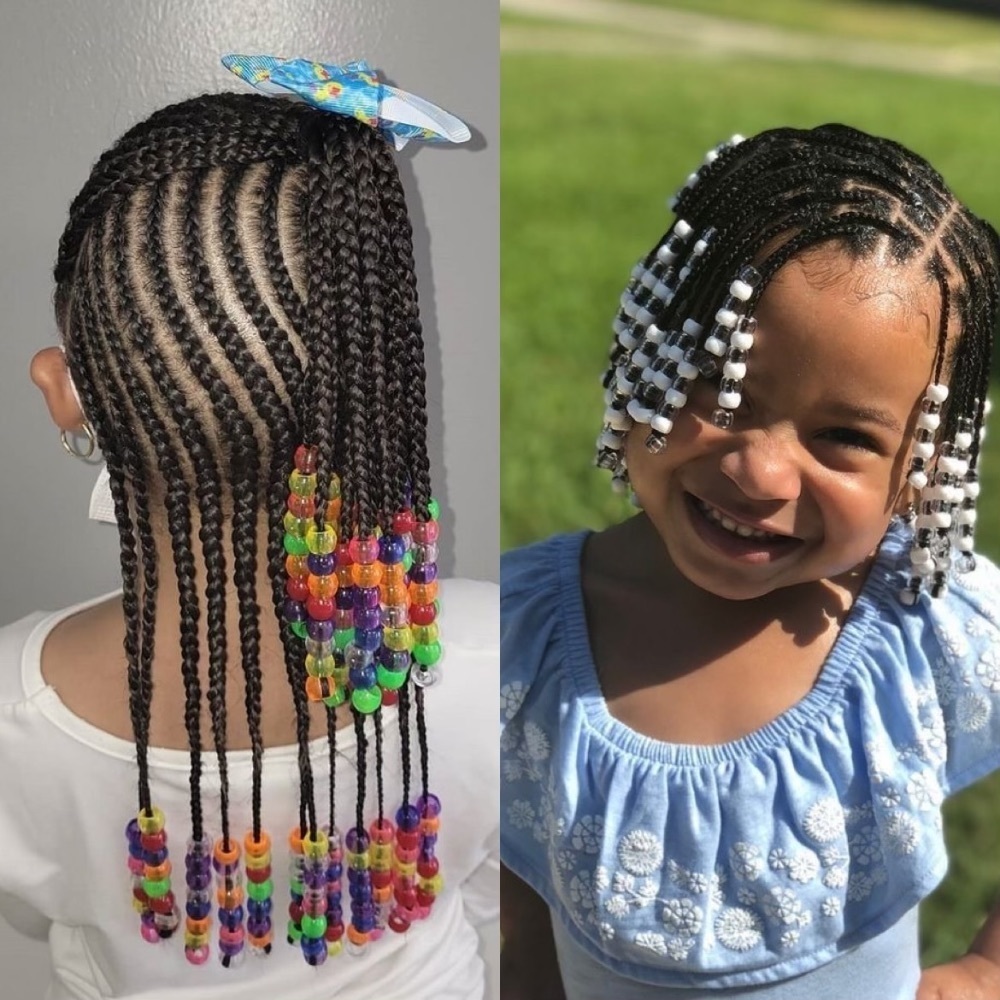 braids with beads