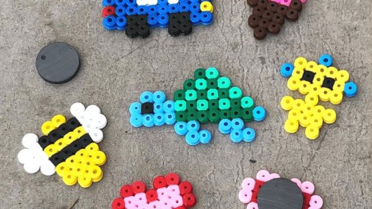 melt perler beads