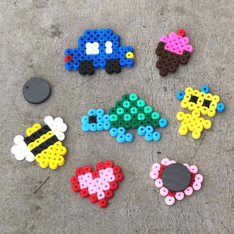 melt perler beads