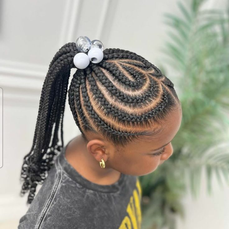 little girl braided hairstyles with beads