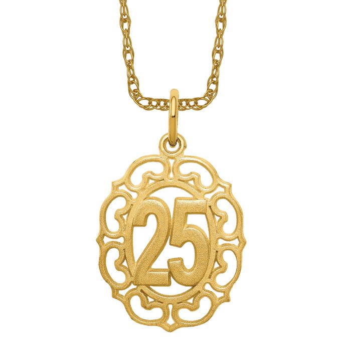 birthdate pendant