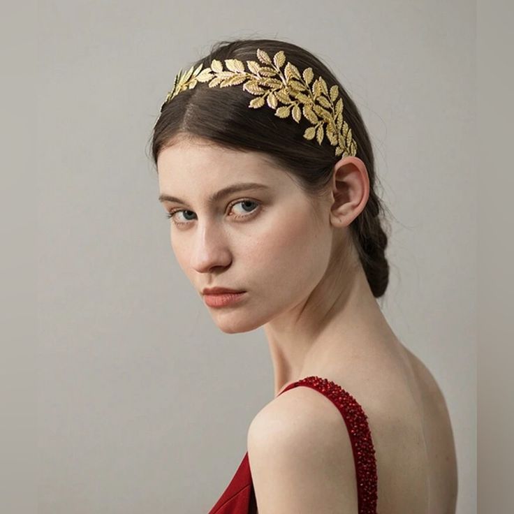 gold headpiece