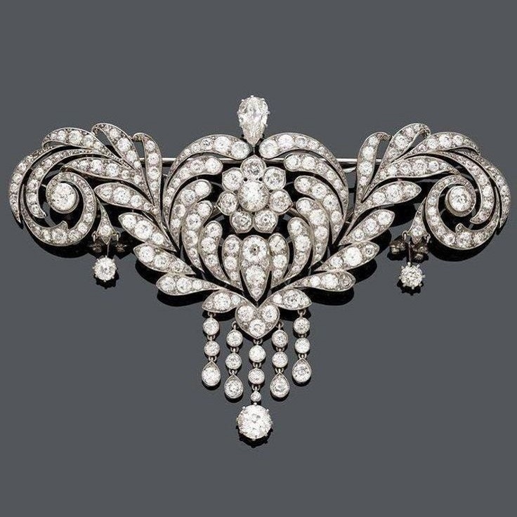 diamond brooch