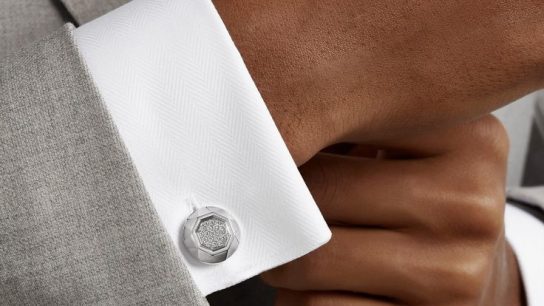 diamond cufflinks