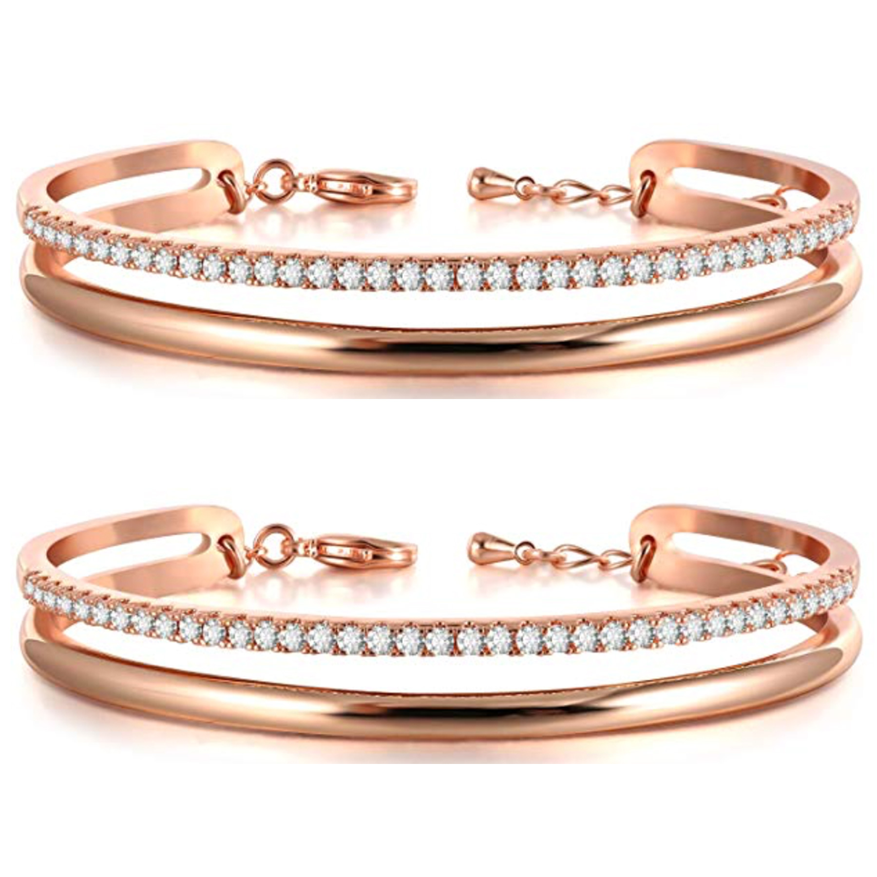 rose gold bracelets for women