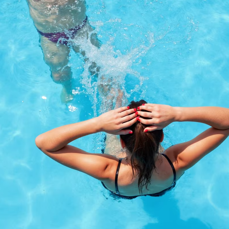 how many laps is a mile swimming